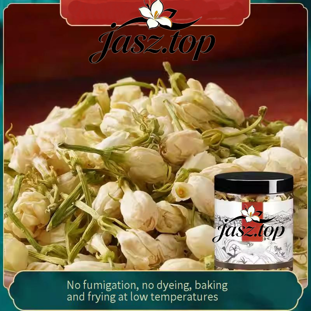 Jasmine Herbal Tea | Sulfur-Free | Blendable with Wolfberry, Fetal Chrysanthemum & Roselle | Perfect for Steeping