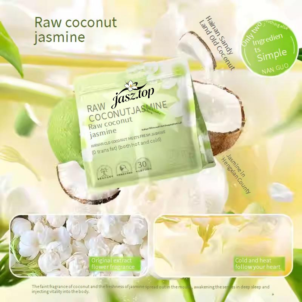 Sugar-Free Coconut Jasmine Instant Coffee - For Jasmine Latte