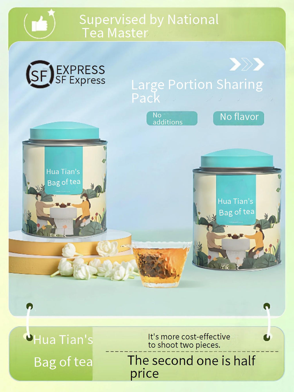 Jasmine Oolong Tea Bags