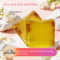 Handmade Jasmine Essential Oil Soap, Authentic Jasmine Fresh Flower Soap, Natural Soap for Face Cleansing & Full Body Bathing