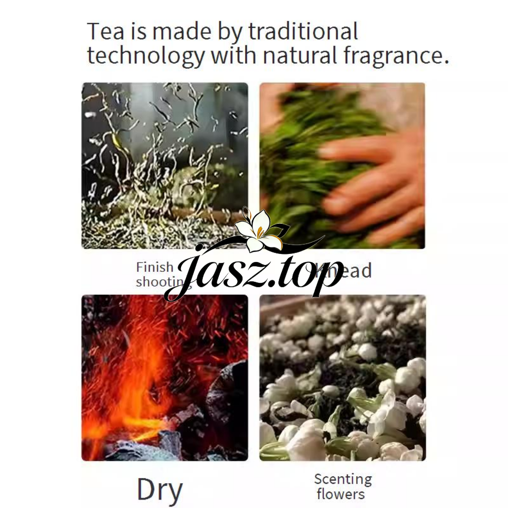 High Aroma White Bud Jasmine Tea 500g | Ideal Base for Jasmine Green Tea, Milk Green Tea, Floral & Fruit Teas | Special Raw Material for Bubble Tea Shops