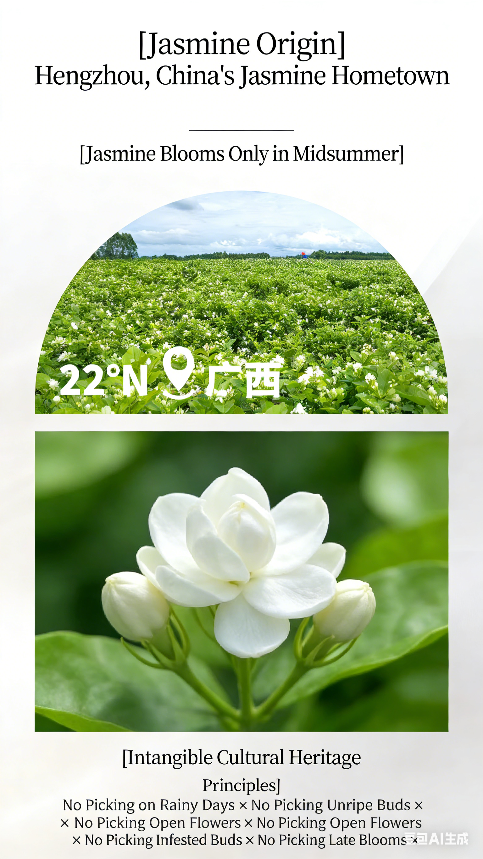 Jasmine Green Tea Oolong Cold Brew Tea, Premium Jasmine Tieguanyin, Fresh Aroma Cold Brew Beverage, Authentic Orchid Fragrance, Rich Flavor