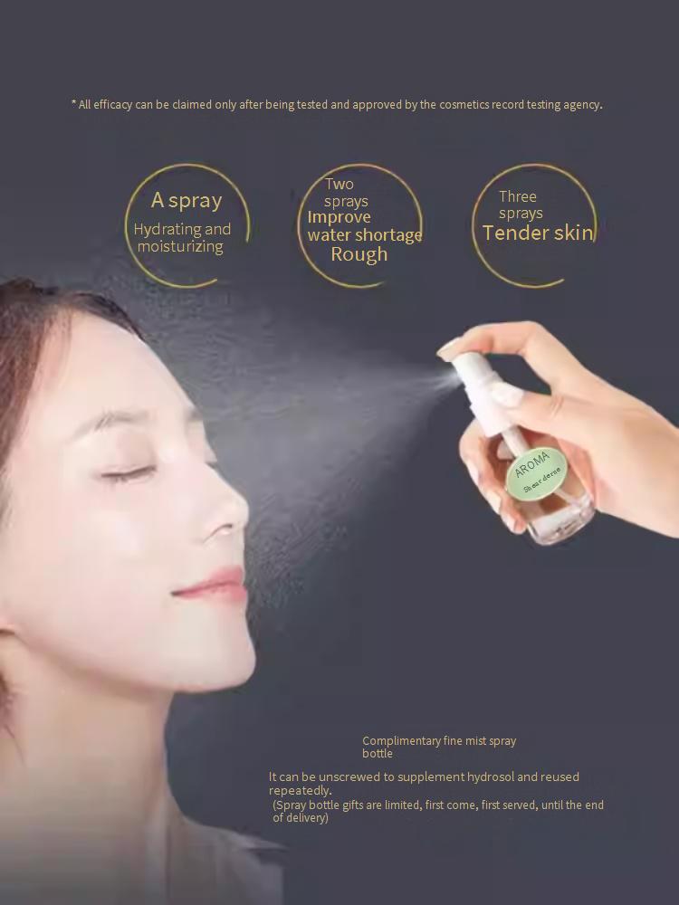 Natural Small Flower Jasmine Hydrosol, Hydrating Moisturizing Toner Spray (Large Bottle)