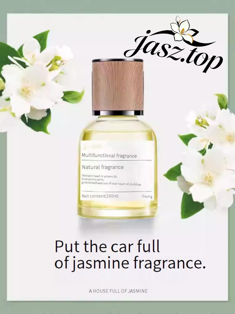 2026 New Arrival Car-Specific Jasmine Perfume, Premium Car Aromatherapy Ornament with Long-Lasting Fragrance, Odor Eliminator for Vehicle