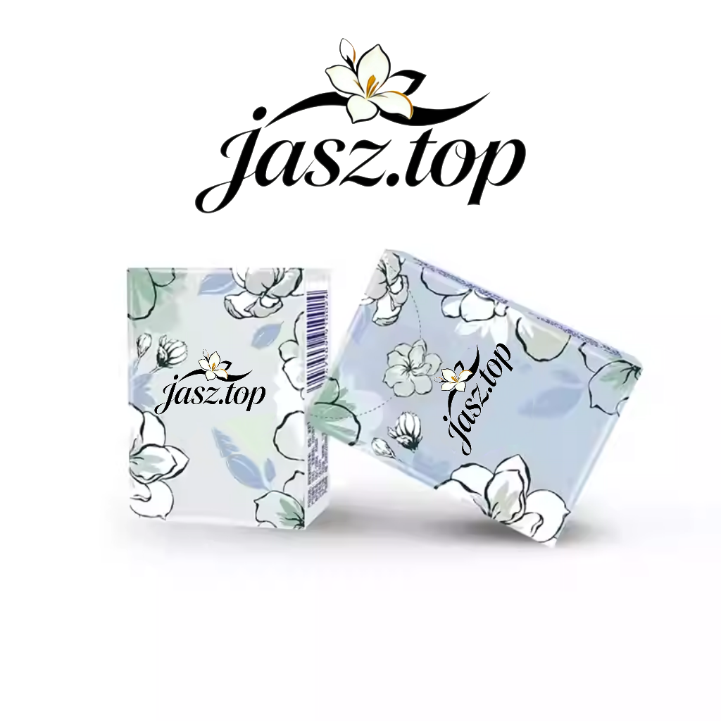 Jasmine Scented Pocket Tissues, Light Fragrance, 4-Ply Thickened, 12/24 Packs, Portable Travel Size