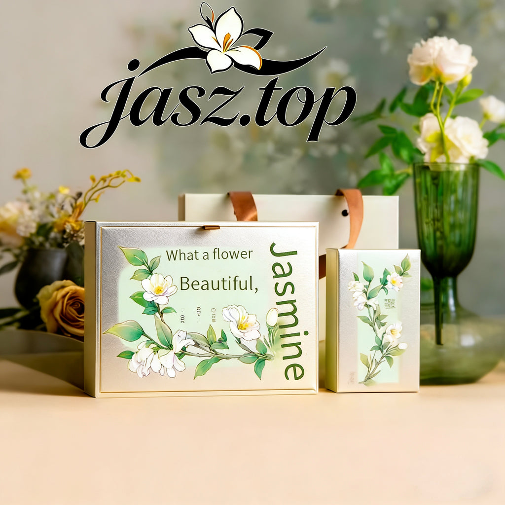 Jasmine Tea Premium Gift Box with Tea Cans