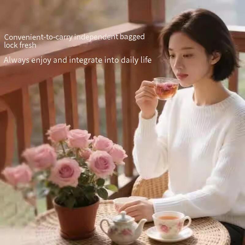 Roslin Rose Orange Jasmine Tea, 18g per bag, individually packaged, genuine ingredients, morning vitamin C boost, energizing tea for office