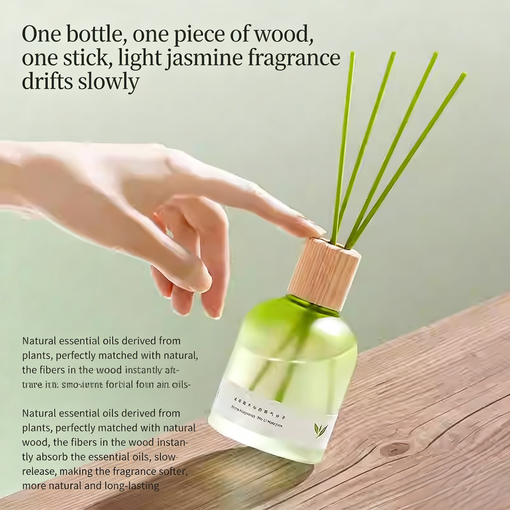 Jasmine tea scented aromatherapy, for home use, lasting fragrance in the bedroom and bathroom, fresh perfume essential oil, high-grade