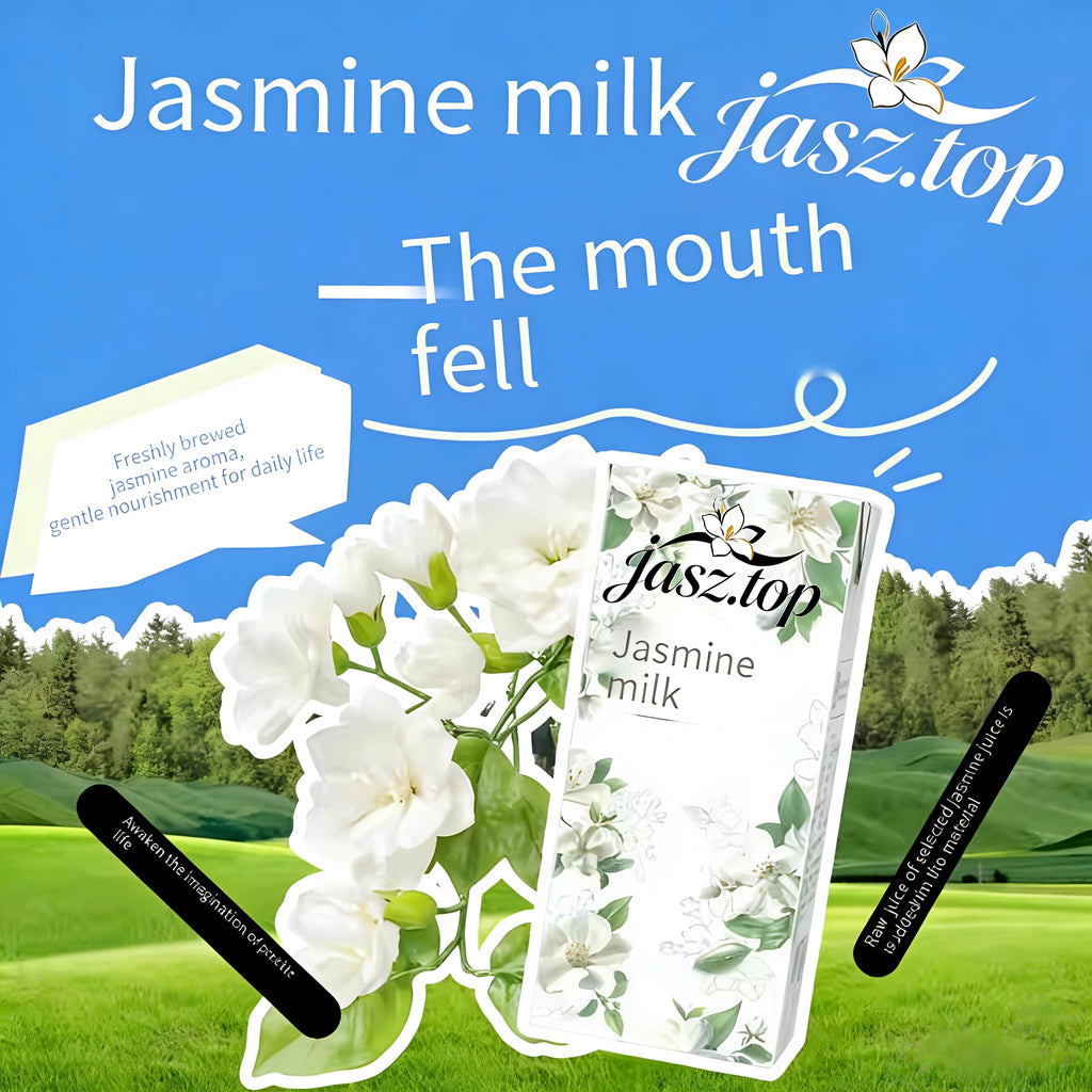 Green Grape & Jasmine Flavored Sweet Milk,  Milk-containing Beverage, Ideal for Kids' Breakfast