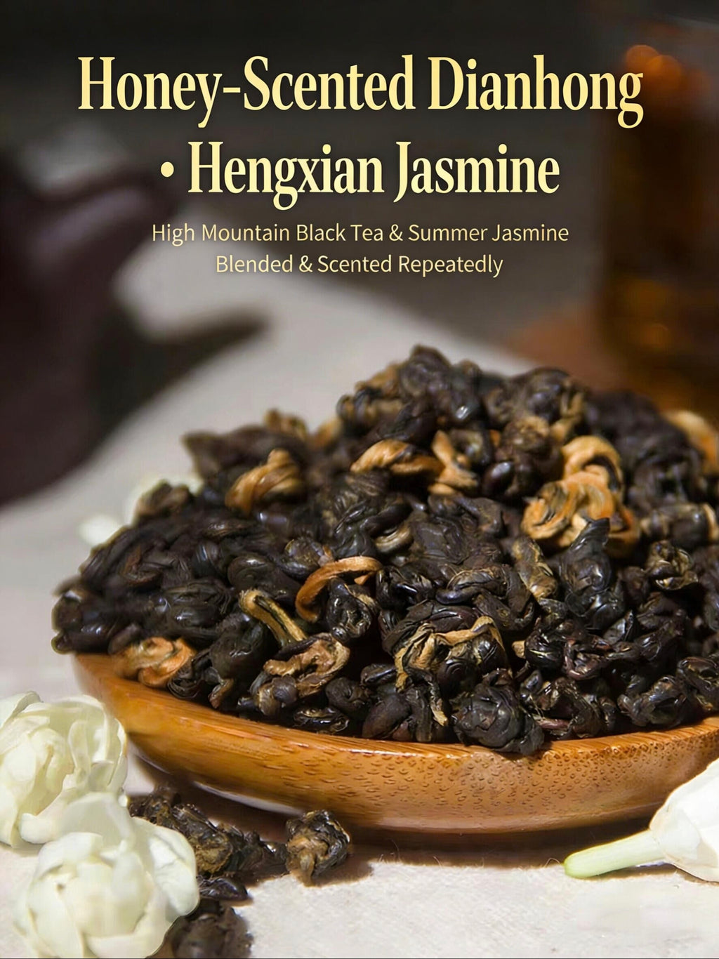 China Jasmine Black Tea, Honey-Rich Aroma