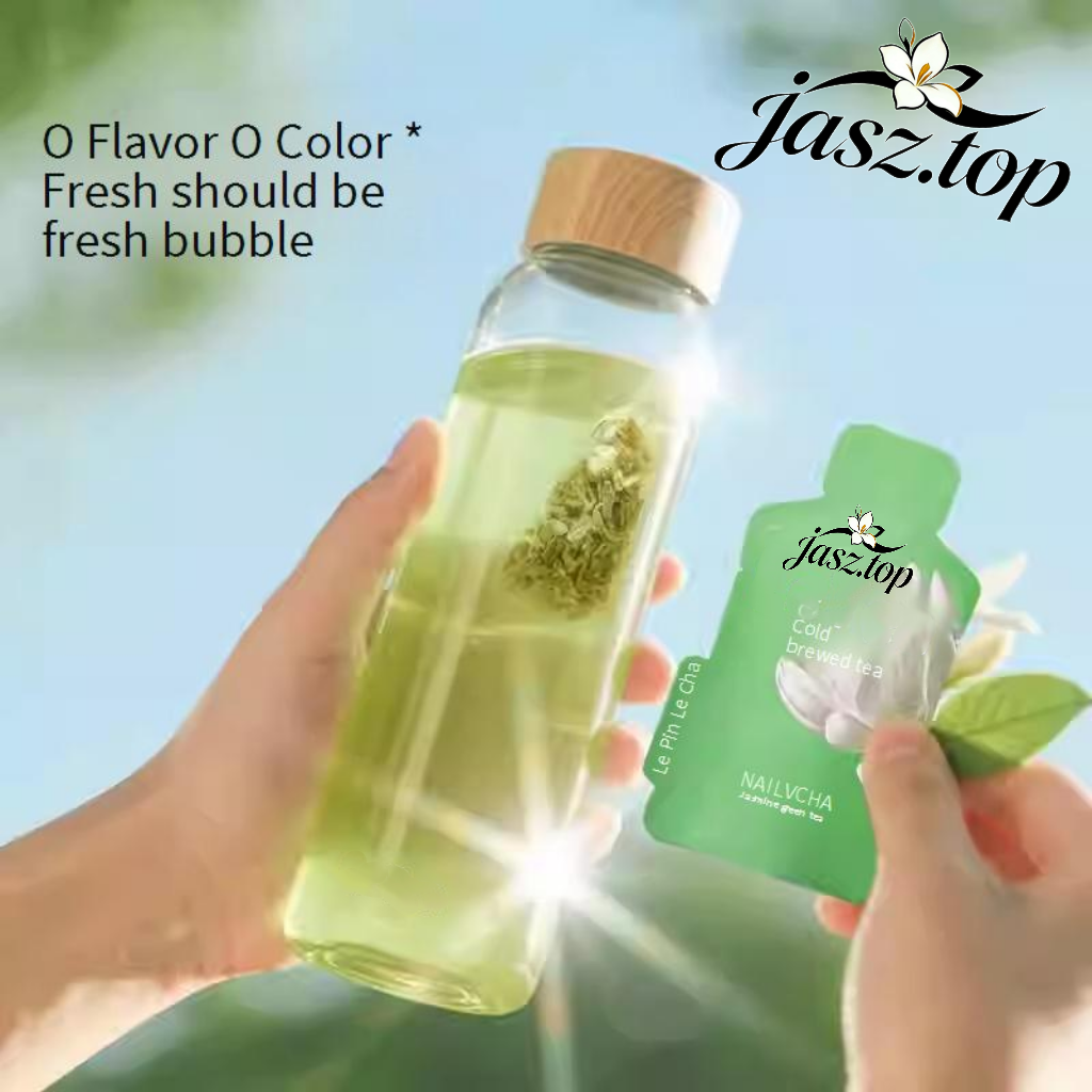 Jasmine Green Tea Cold Brew Tea Bags, Floral Tea Sachets, Zero Sugar Beverage, Tea Drinks, 10 Counts