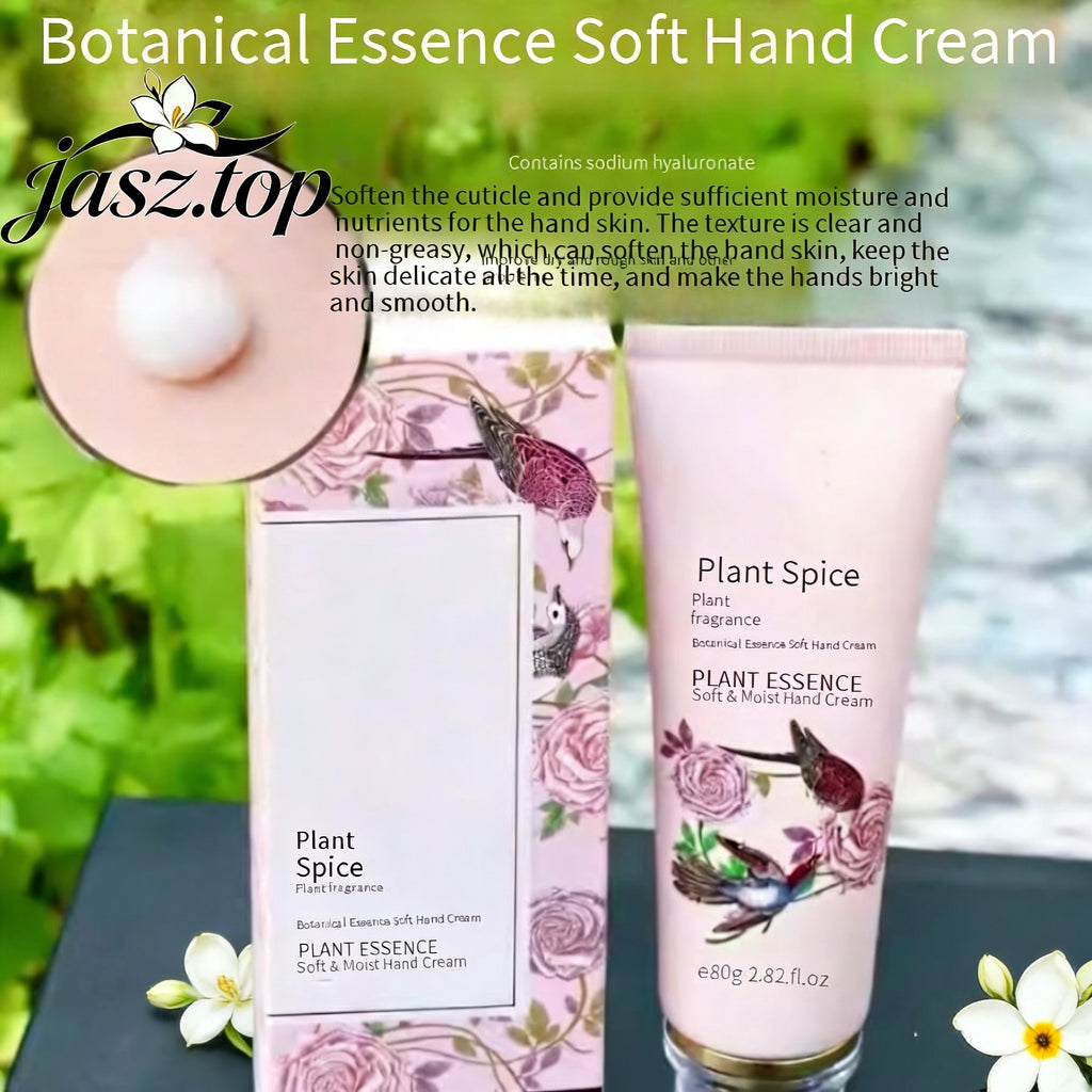 Hand Cream: Refreshing & Brightening, Jasmine Scent, Hydrating & Moisturizing, Non-greasy