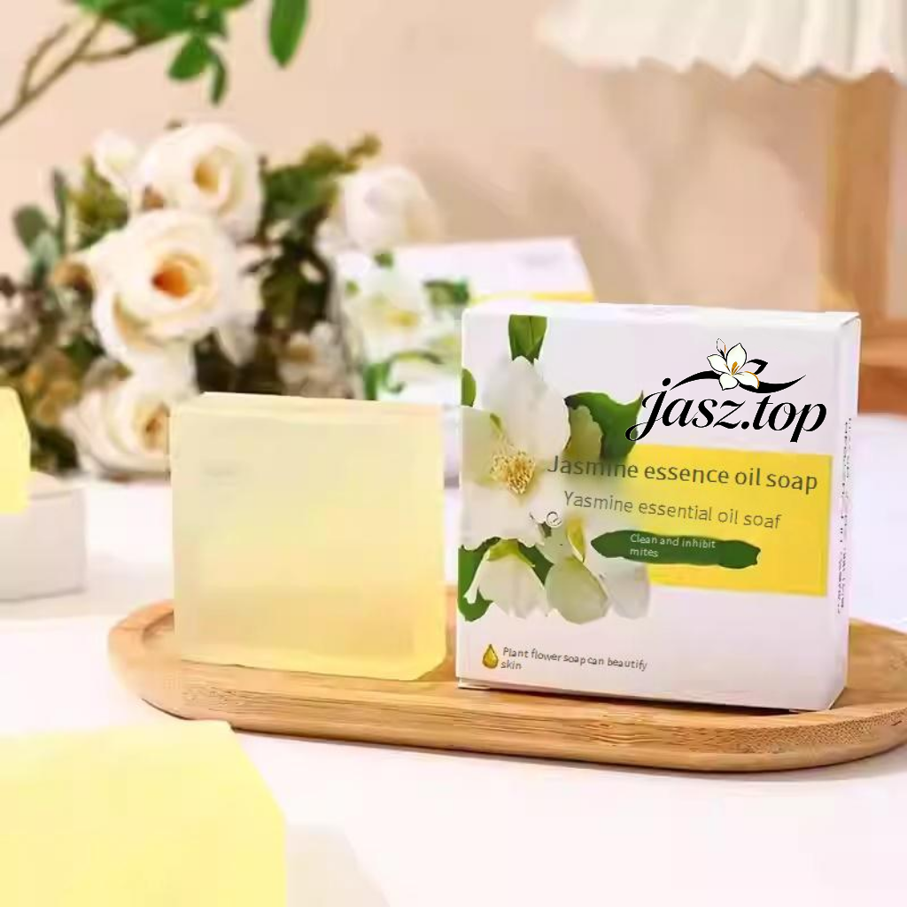 Camellia & Jasmine Fragrance Transparent Soap - For Face & Body, Deep Oil Control, Skin Rejuvenation, Acarid Removal, Moisturizing, Bath & Perfumed Cleansing