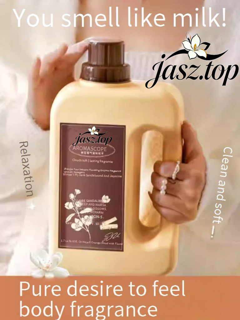 Sandalwood & Jasmine Scented Laundry Detergent | 72H Long-Lasting | Blossom Home Four Seasons Floral