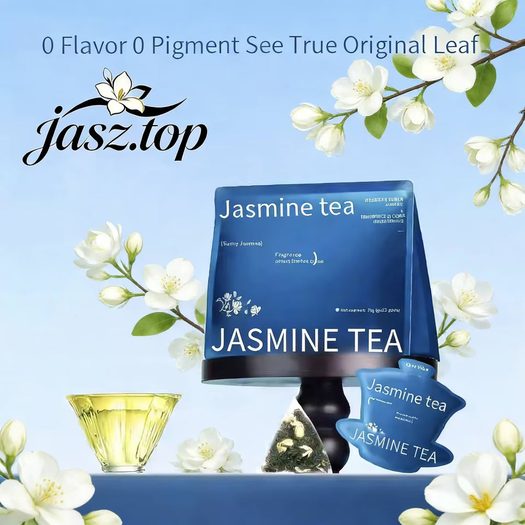 Individually Wrapped Jasmine Tea Bags, Premium Loose Tea Leaves