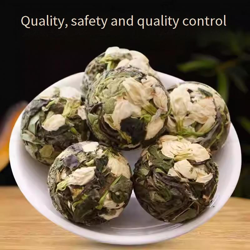 Longdi 2025 New Tea Jasmine Dragon Pearl Scented Tea, Premium Strong Aroma Green Tea, Gift Box for New Year Gifting