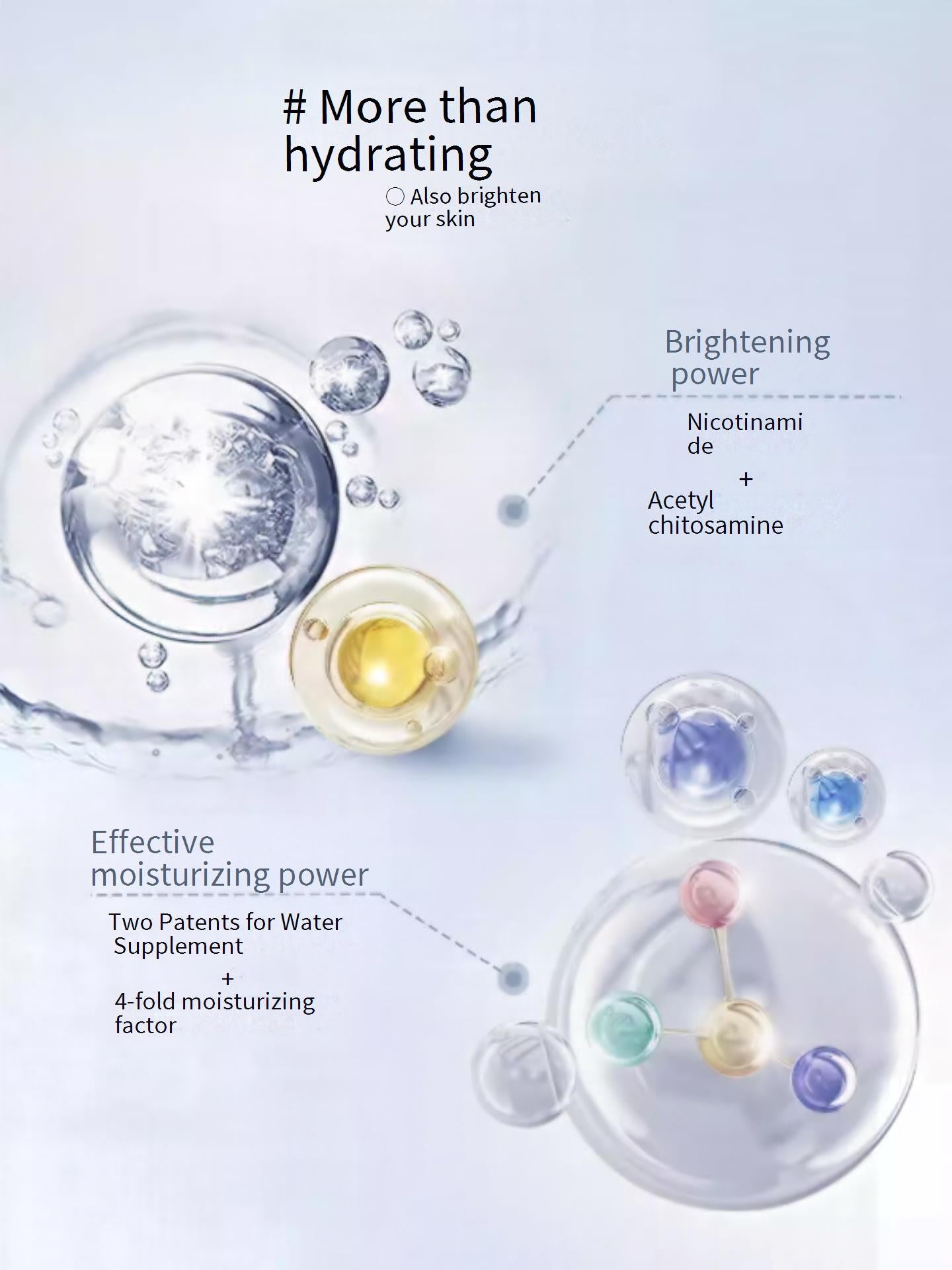 Jasmine Water and Lotion Set - Brightening Skincare, Oil Control, Sensitive Skin Relief, Fades Stay-up Dark Yellow Complexion, Hydrating and Moisturizing