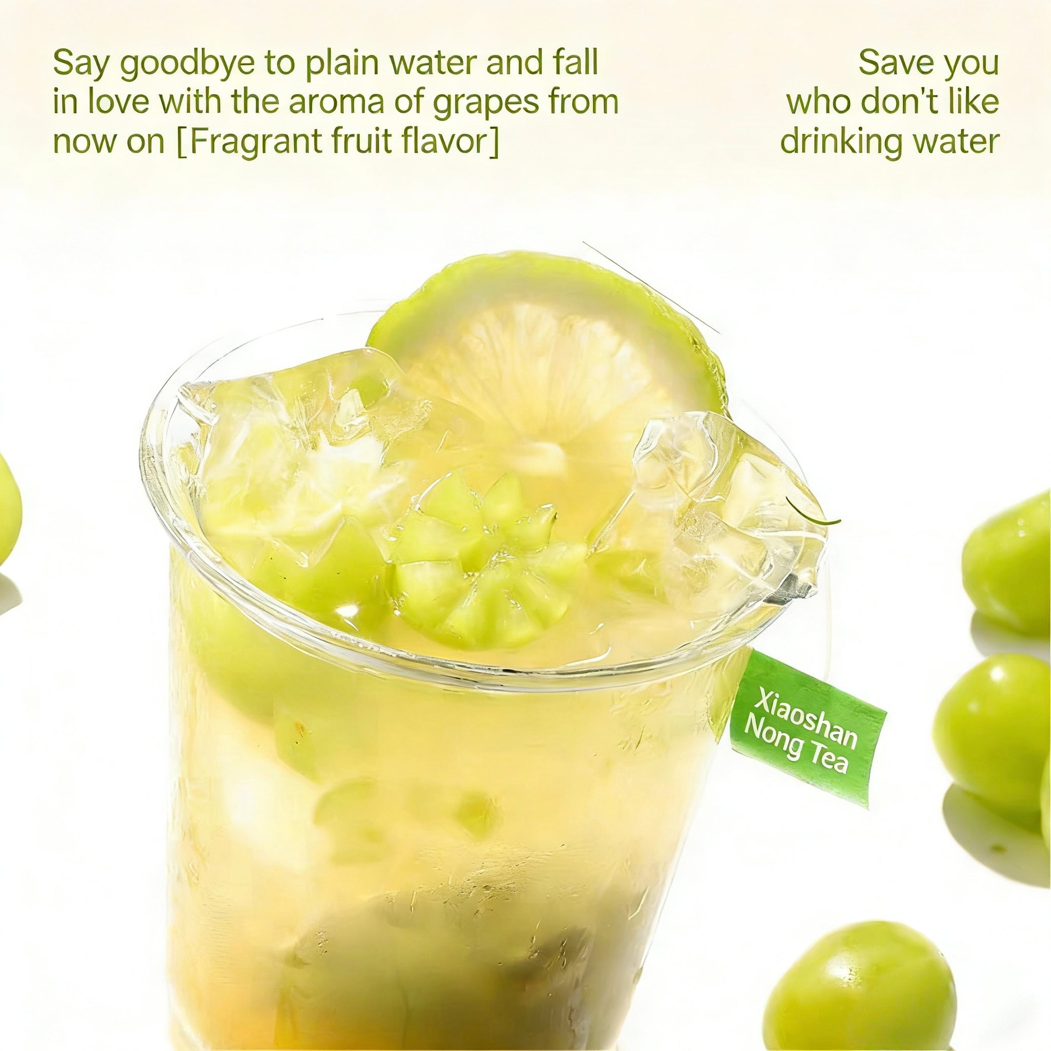 Hot-brewed Jasmine Tea, Duck Shit Fragrance Oolong Tea with Grape and Peach, tea bags suitable for women